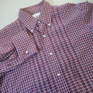 Brooks Brothers Black Fleece Mens BB1 (S) Buffalo Plaid French Cuff Tuxedo Shirt